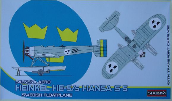 Heinkel He-5s/S 5 "Hansa" Swedish recce floatplane - Click Image to Close